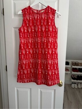 Grace Holiday Fishy shift dress Red size XS